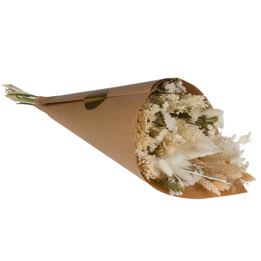 White Dried Flower Bouquet | Dried Flowers For Wedding