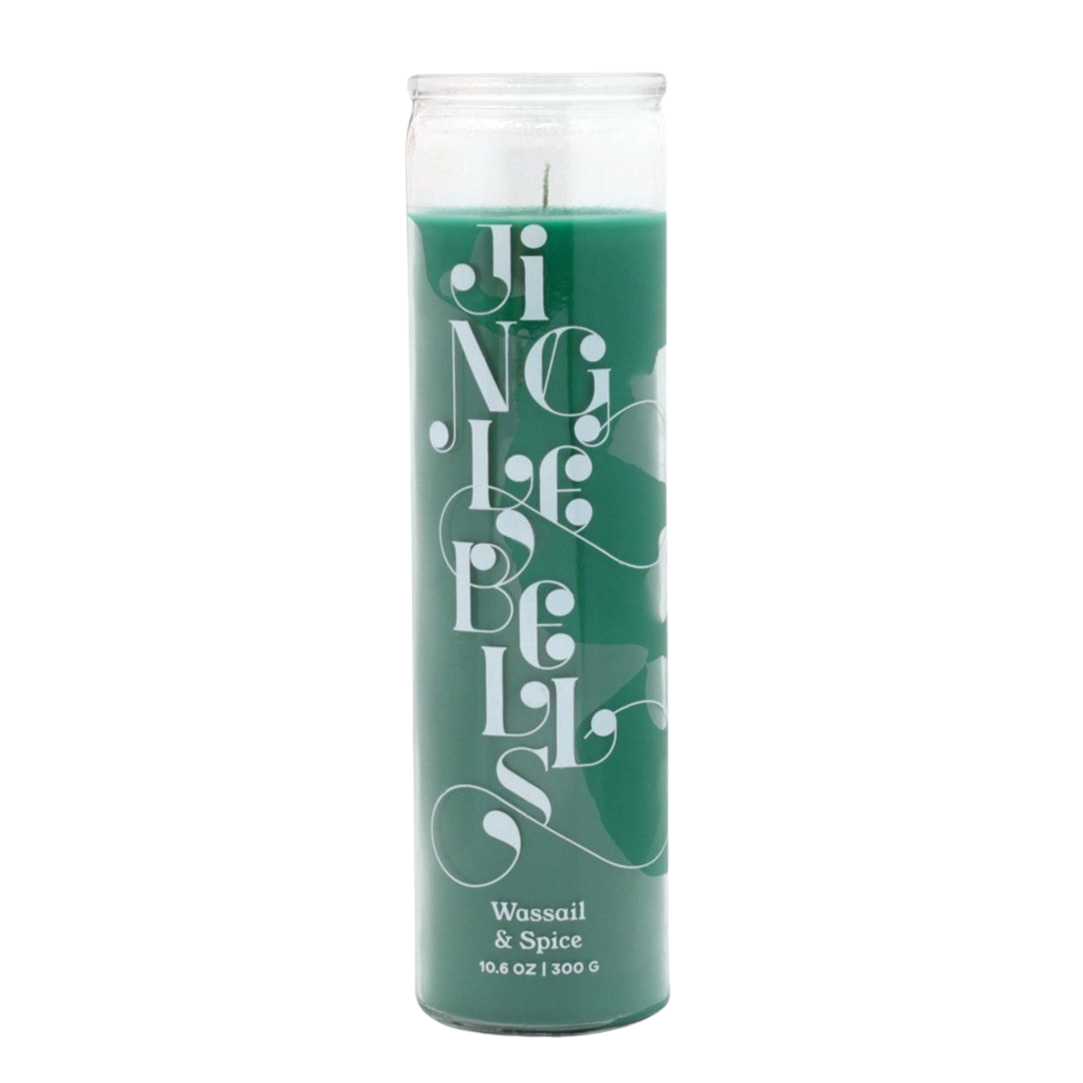 jingle bells candle