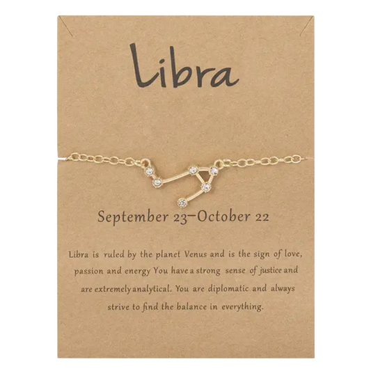Zodiac Sign Bracelet | Gold
