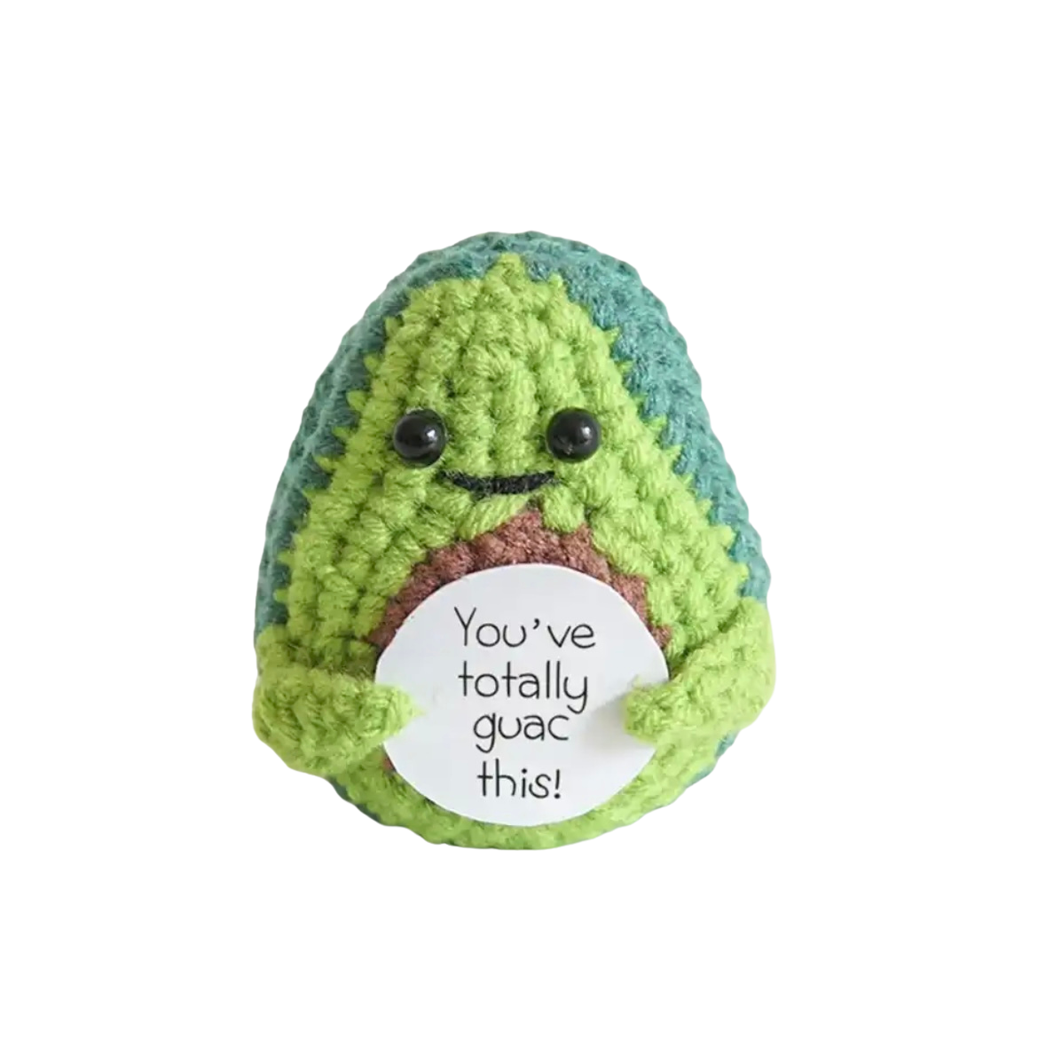 You've Guac This Knitted Avocado Crochet Teddy