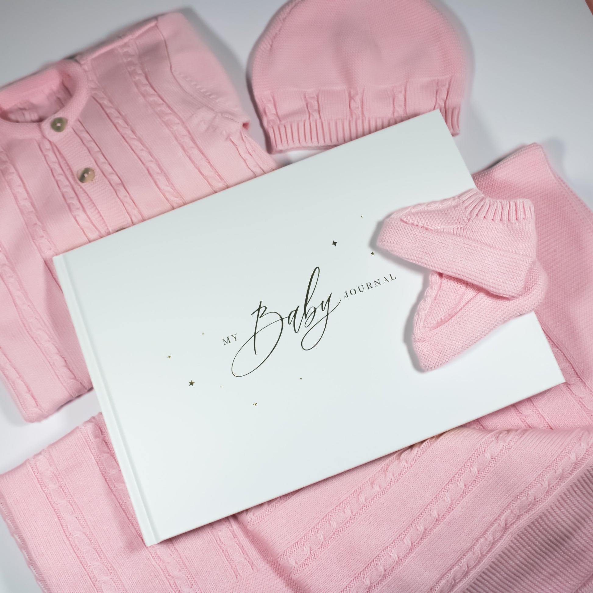 Newborn Girl Gifts Ireland l Newborn Hamper Pink l Luxury Baby Gifts
