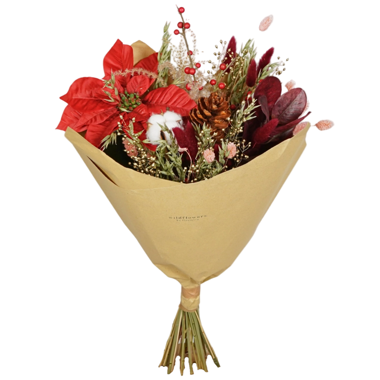 Christmas Dried Flower Bouquet Delivery Ireland