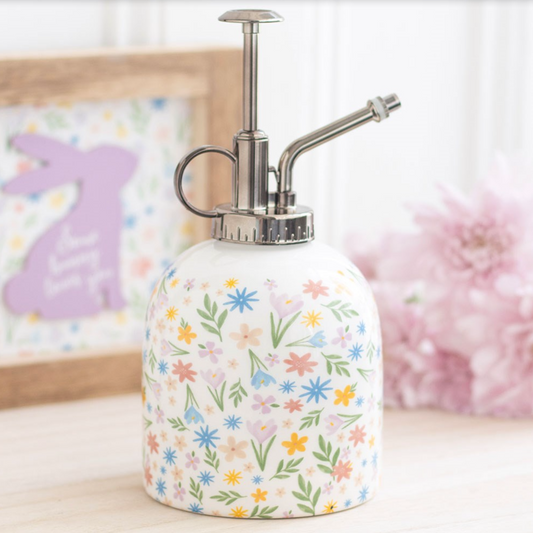 Spring Floral Print Ceramic Plant Mister