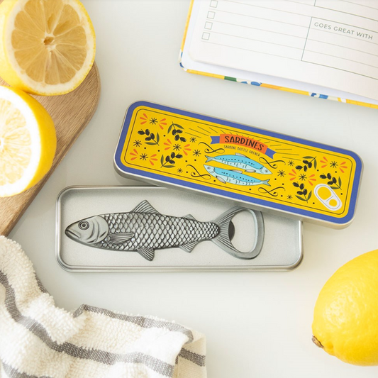 Sardine Bottle Opener in Tin
