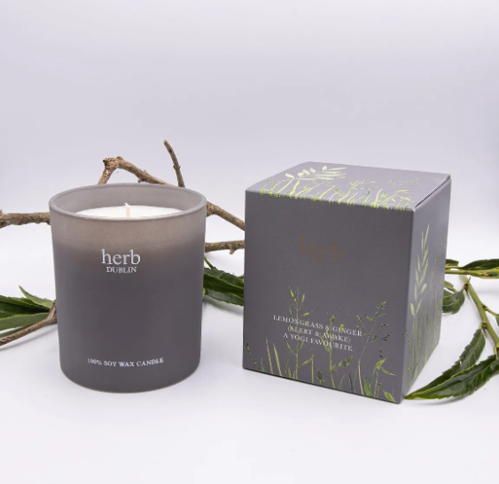 Herb Dublin Lemongrass & Ginger Candle
