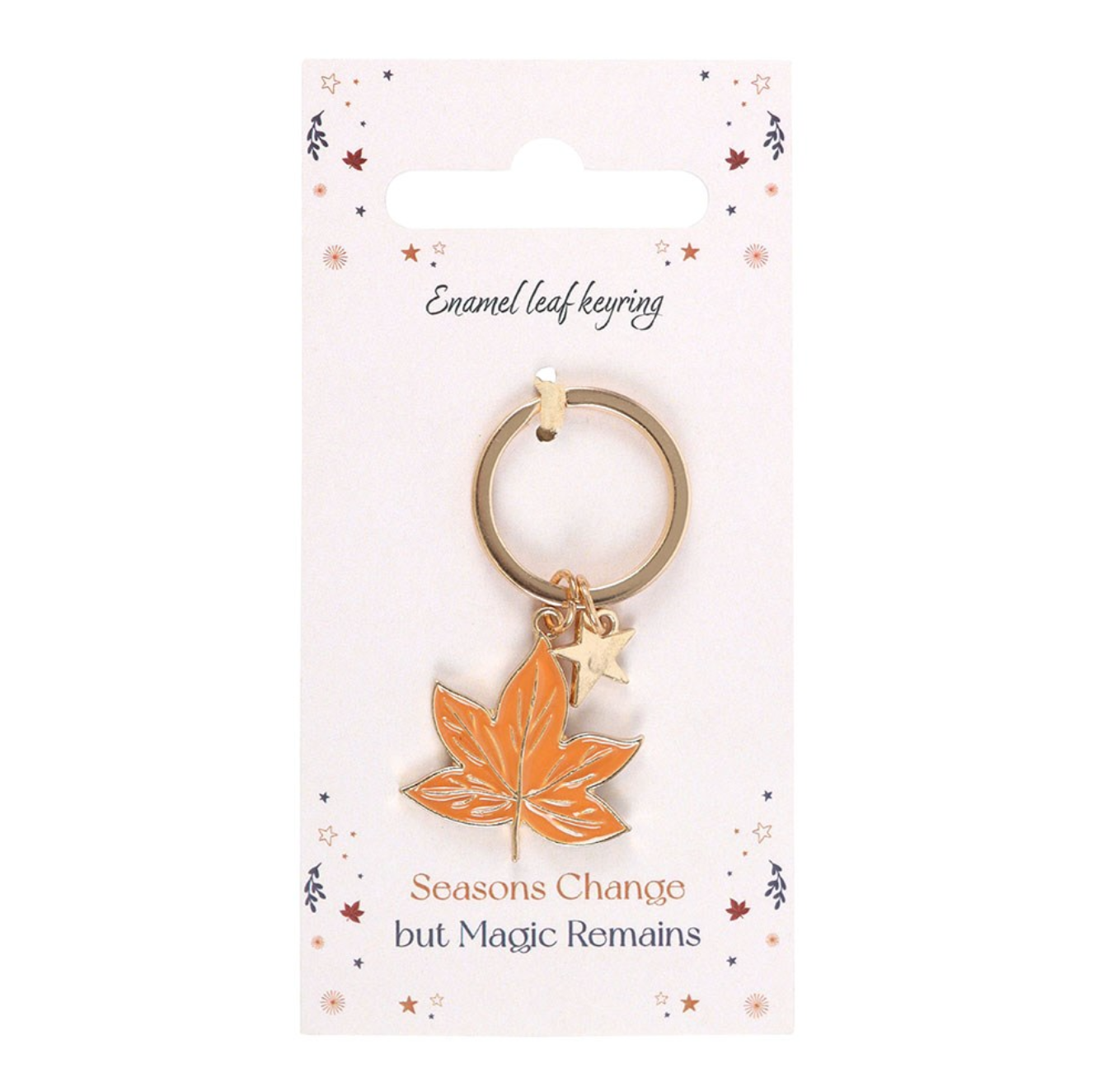 Autumn Leaf Keyring