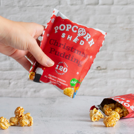 Christmas Pudding Gourmet Popcorn | Mini Bag