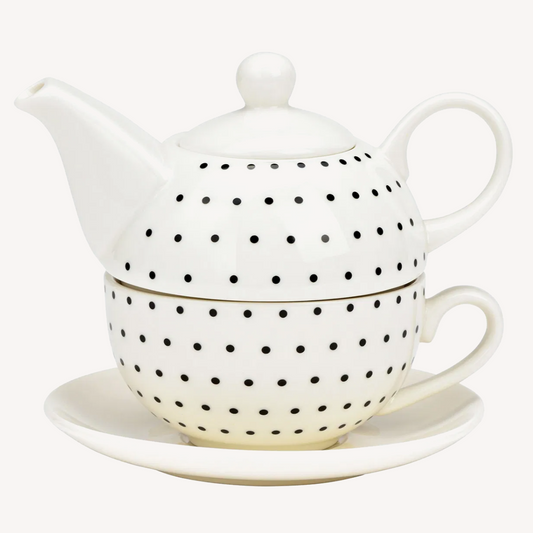 Polka Dot Tea Pot Set