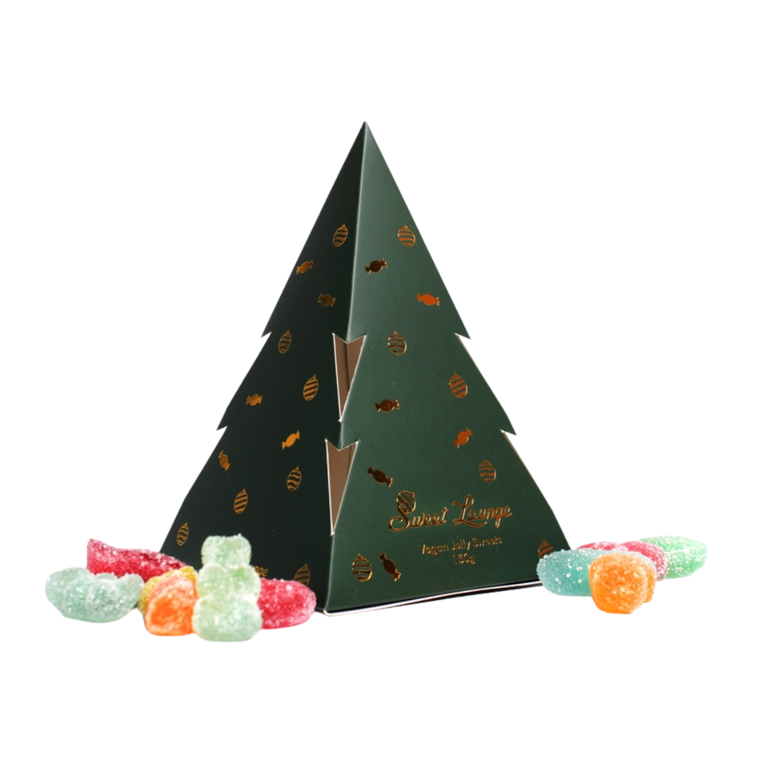 Fizzy Mix Jellies | Christmas Tree Gift Box