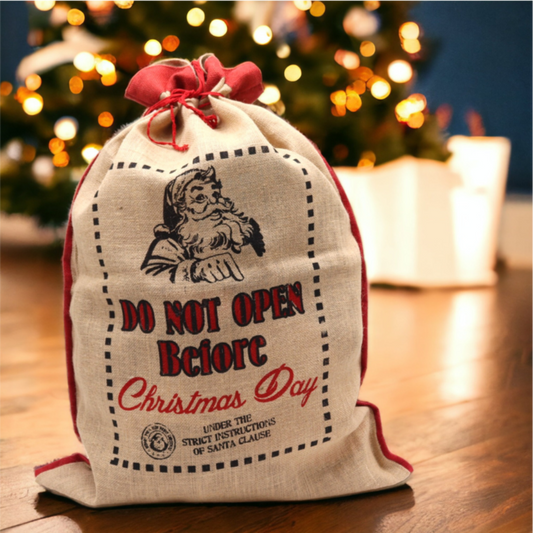 Do Not Open Before Santa Sack