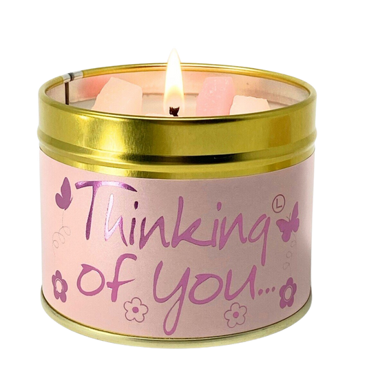 Lily Flame Thinking of You Scented Candle Tin