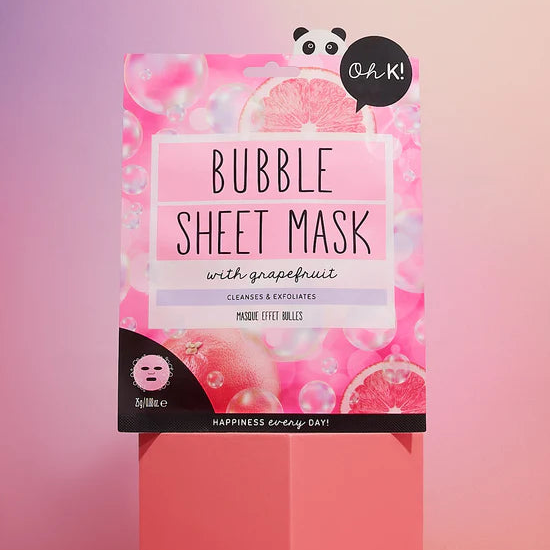 Oh K! Bubble Sheet Mask with Grapefruit