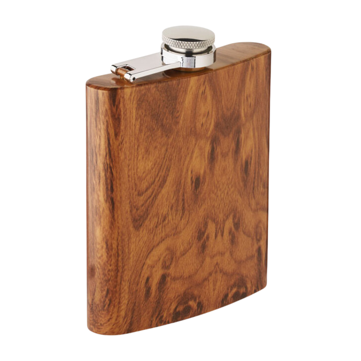 Wooden Hip Flask