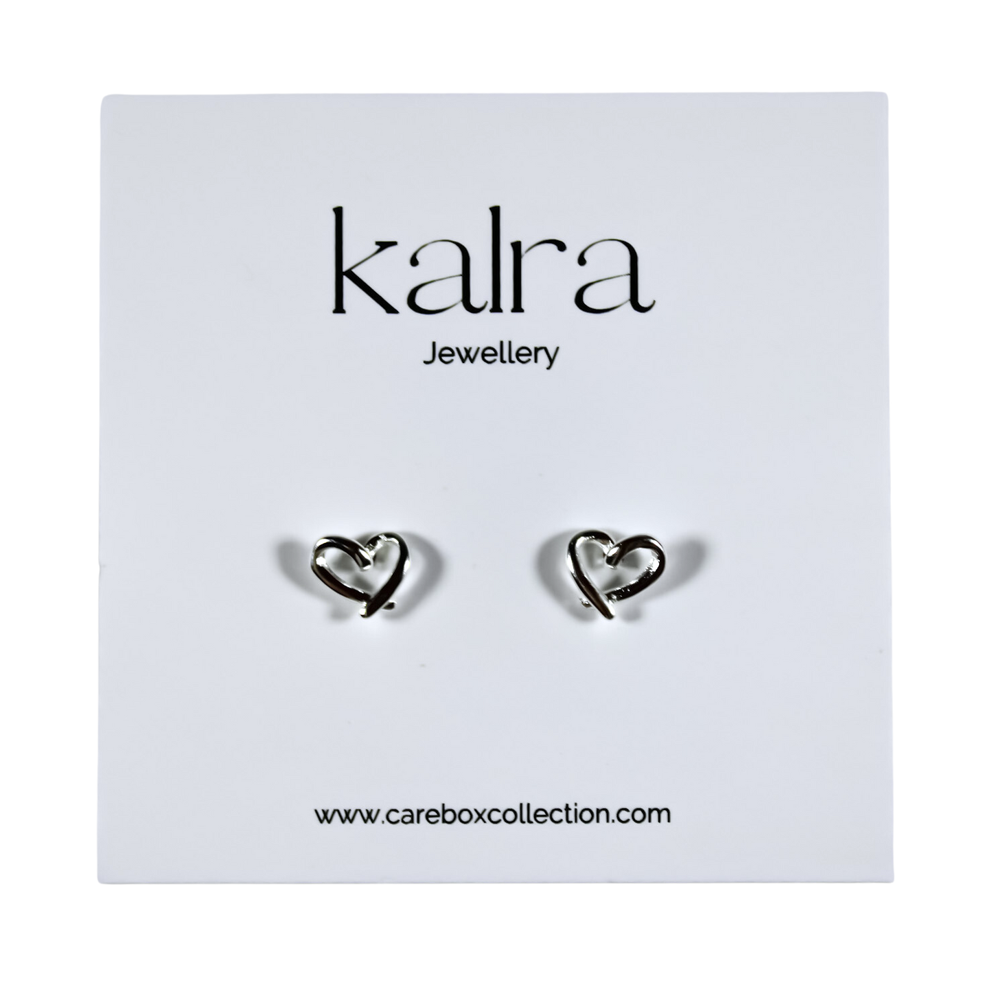 Silver Heart Earrings Ireland l Kalra Jewellery