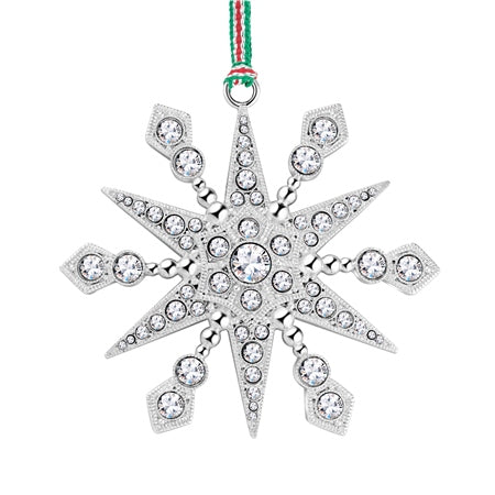 Newbridge Silverware Snowflake Christmas Tree Decoration
