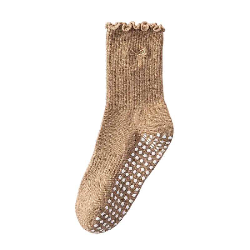 Pilates Bow Grip Socks