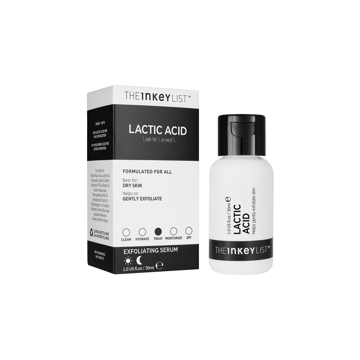 inkey list lactic acid
