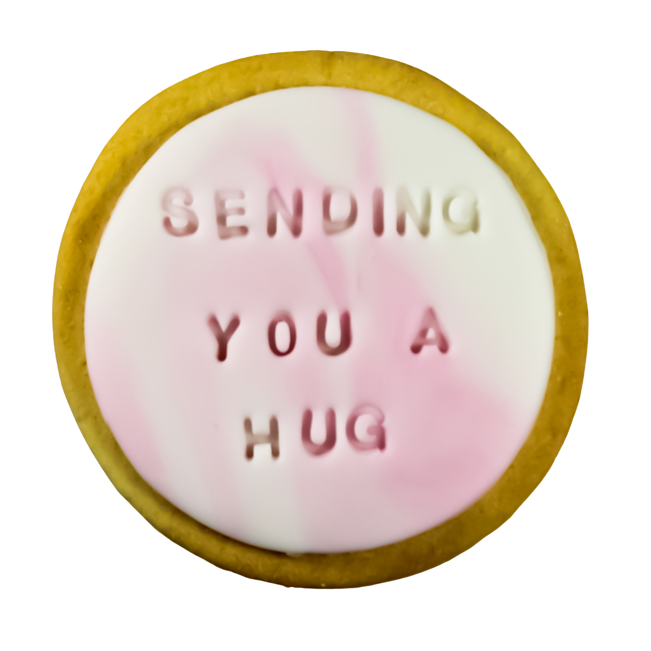 Sending You A Hug l Handmade Iced Cookie