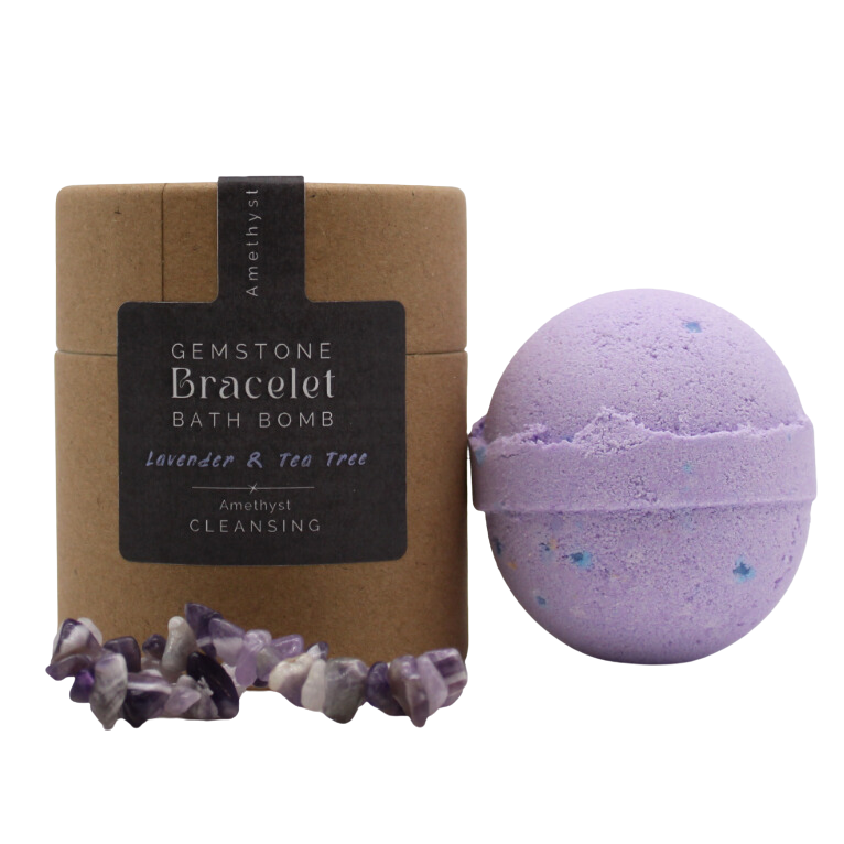 Bathbomb With Gemstone Bracelet