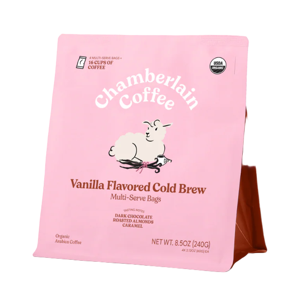 Cold Brew Sachet Vanilla Flavoured Blend Chamberlain Coffee