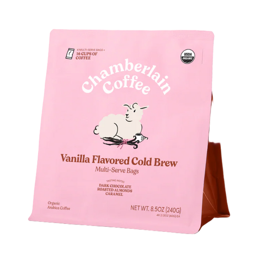Cold Brew Sachet Vanilla Flavoured Blend Chamberlain Coffee