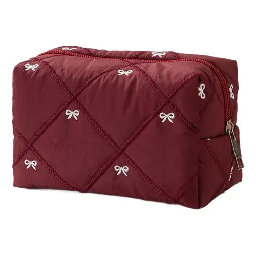 Red Bow Make Up Bag