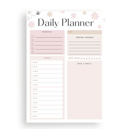 Daily Planner Notepad Self Care Ireland