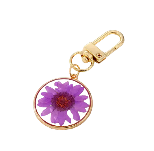 Dried Flower Keyring