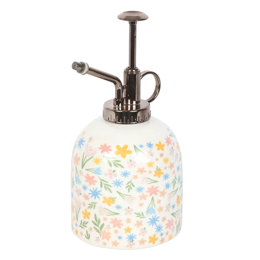Spring Floral Print Ceramic Plant Mister
