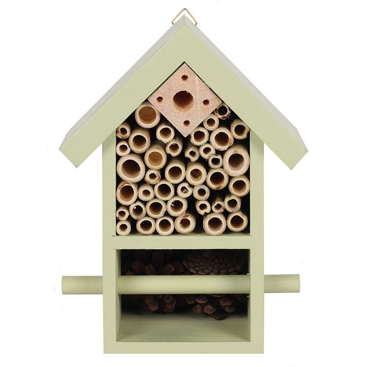 Wooden Bug and Bee Hotel House