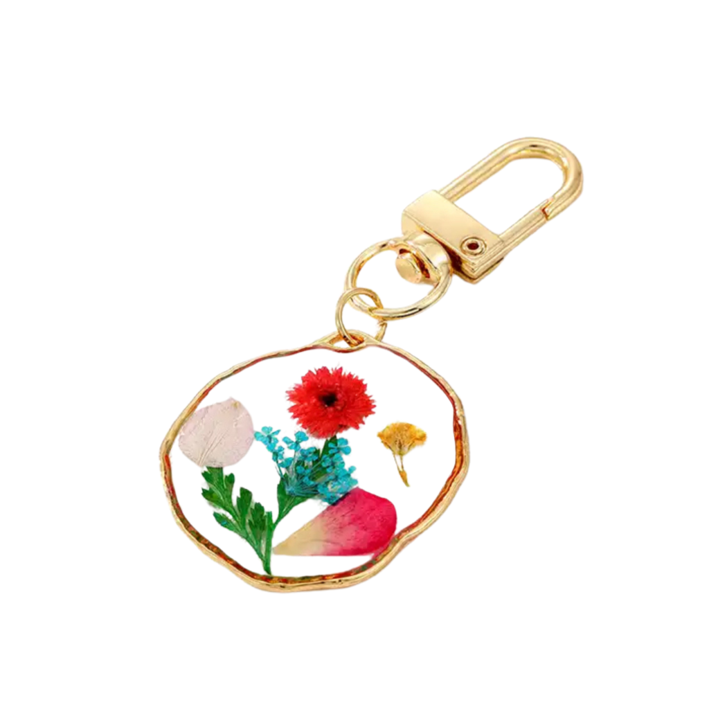 Dried Flower Key Ring l Dried Flower Gifts Ireland