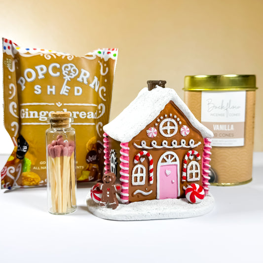 Gingerbread House Incense Set