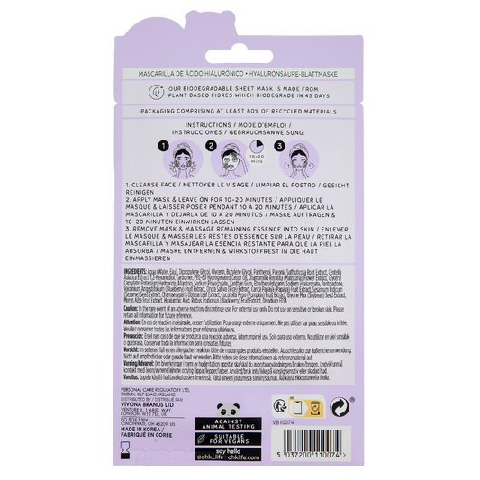 Oh K! Hyaluronic Sheet Mask