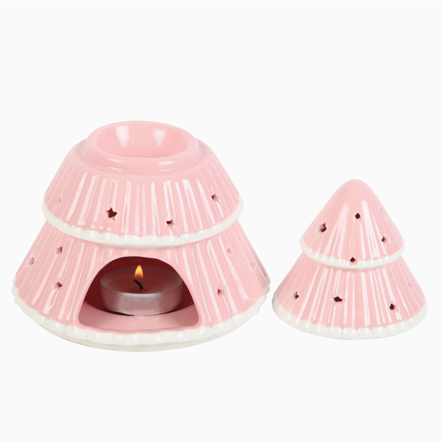 Pink Christmas Tree Oil Burner