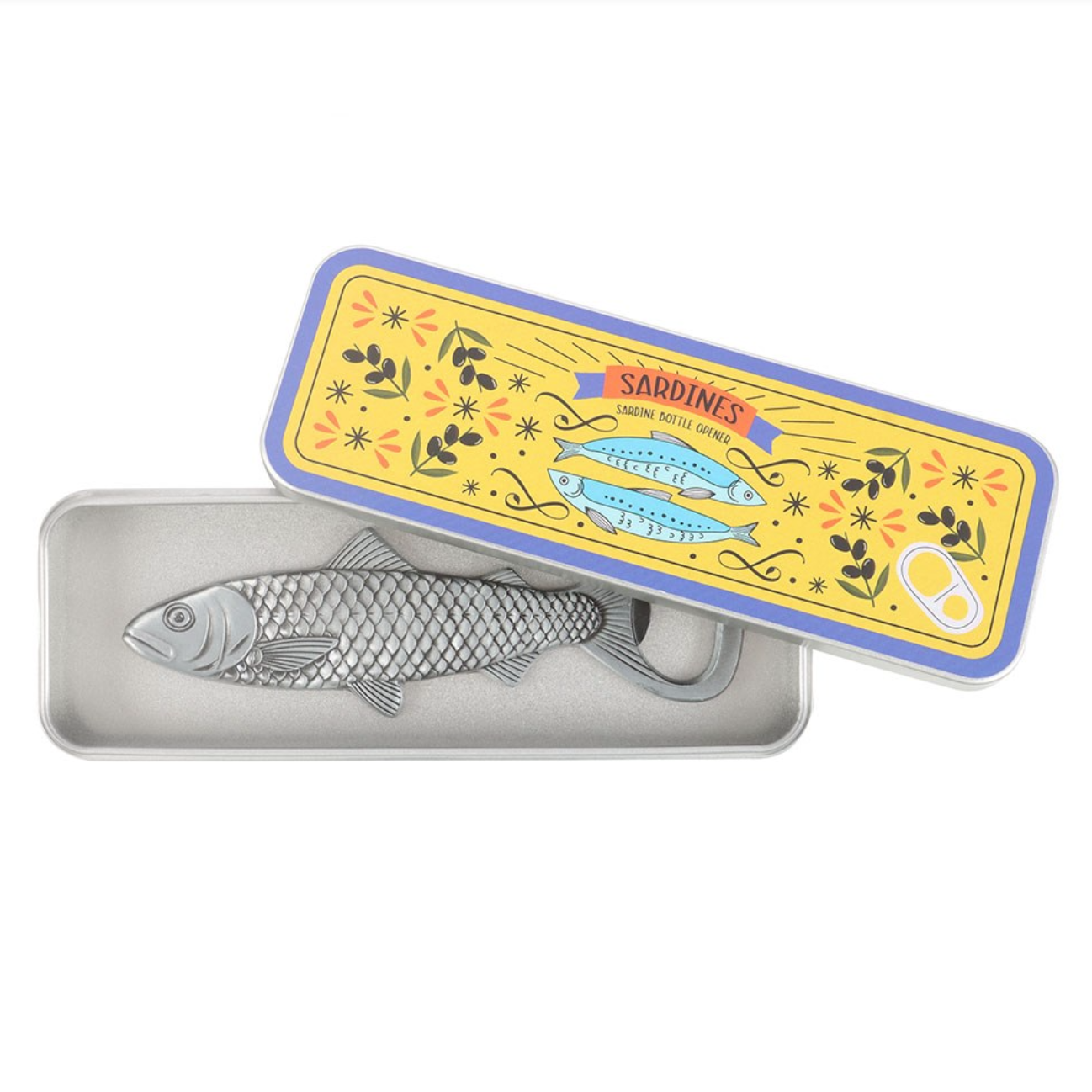 Sardine Bottle Opener in Tin