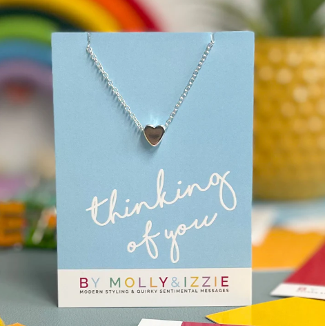 Silver Heart Necklace | Thinking of You