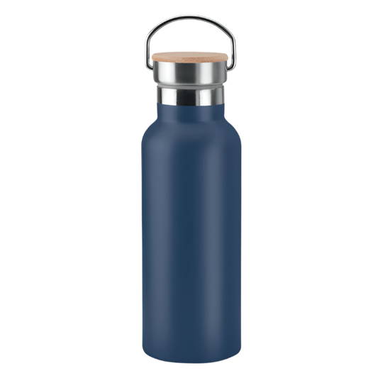 Navy Stainless Steel Water Bottle