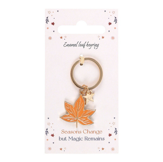 Autumn Leaf Keyring