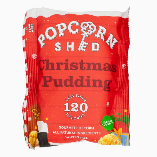 Christmas Pudding Gourmet Popcorn | Mini Bag
