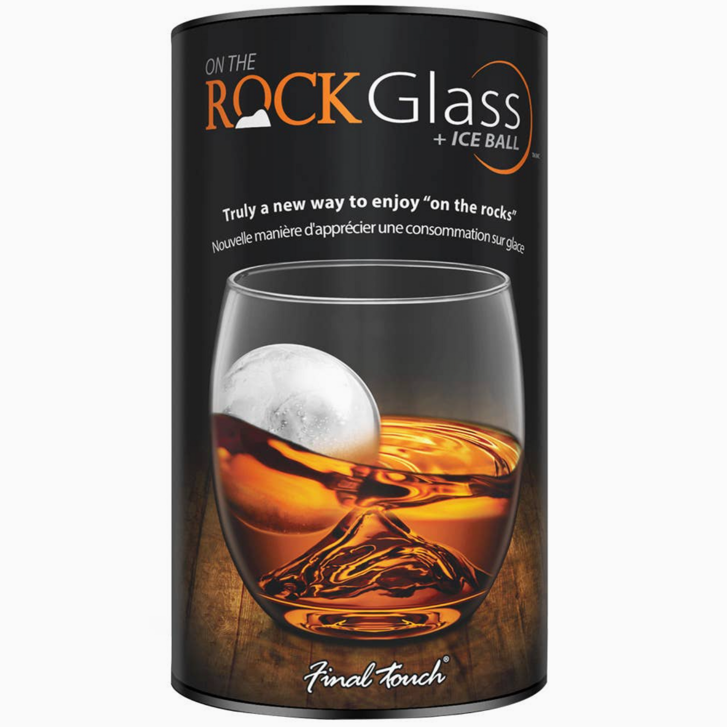 On the Rocks Glass and Ice Ball Mould Set