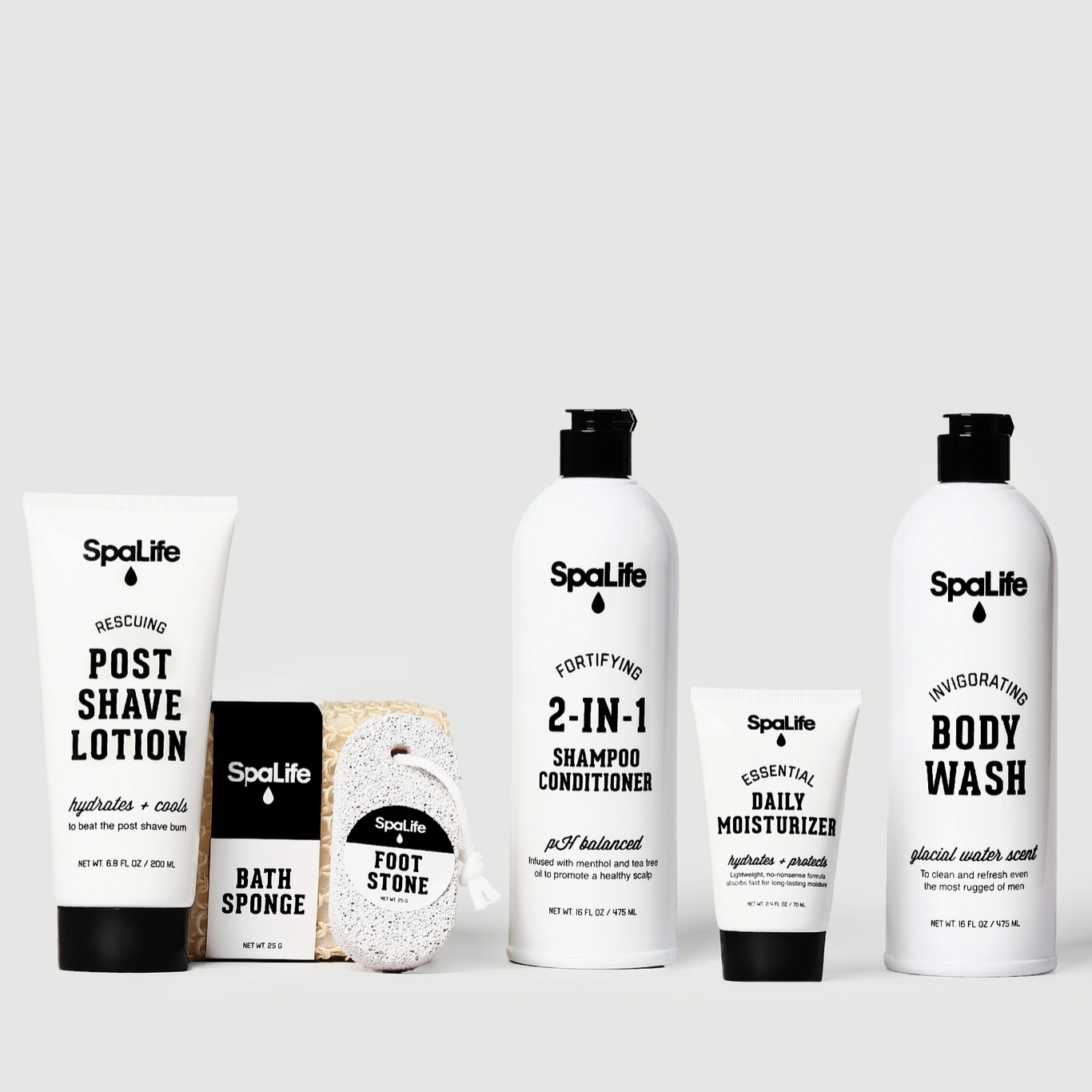 Mens Grooming 7-Piece Bath and Body Set