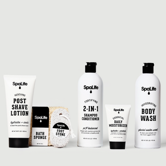 Mens Grooming 7-Piece Bath and Body Set