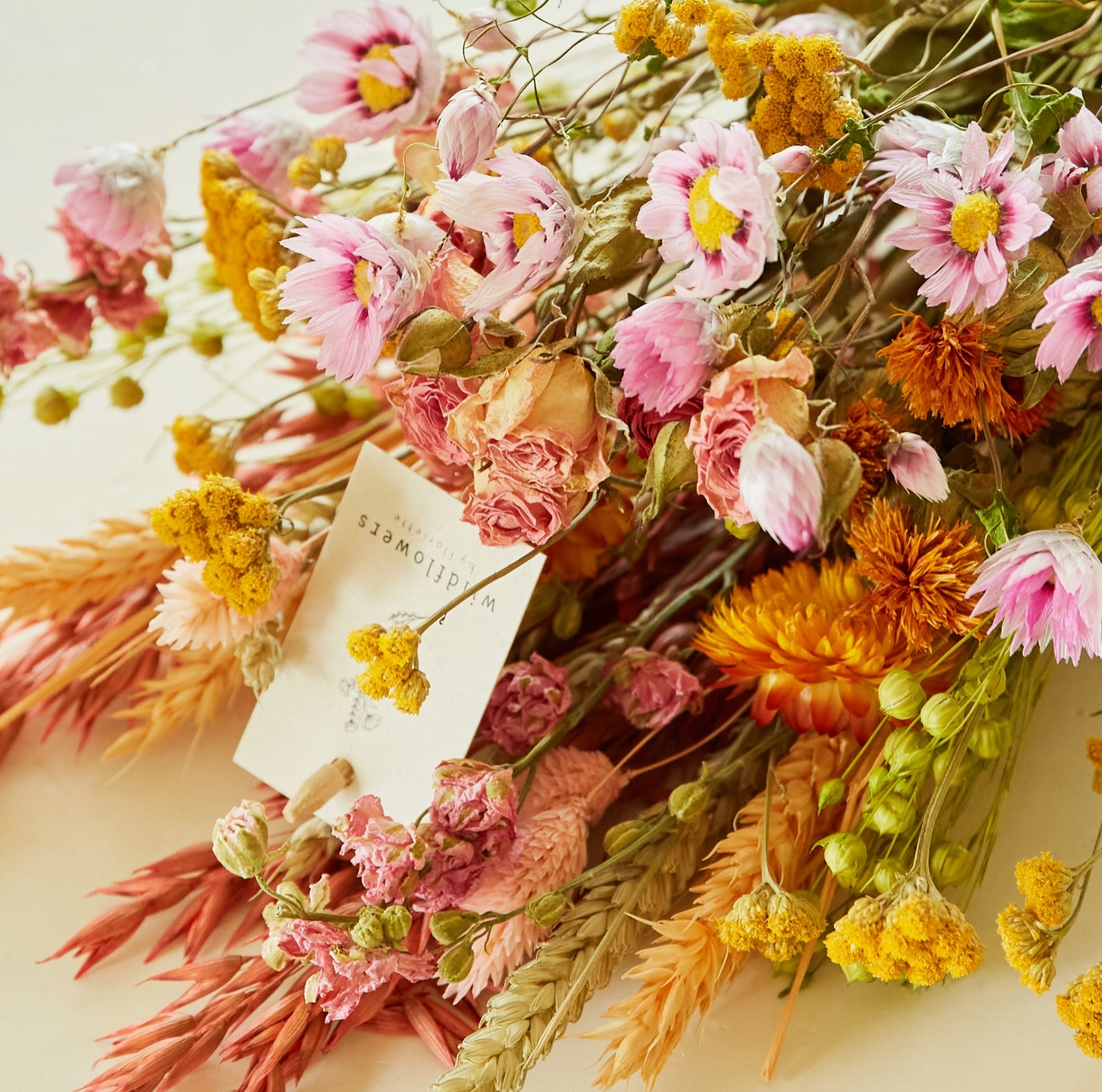 Dried Flower Bouquet l Pink