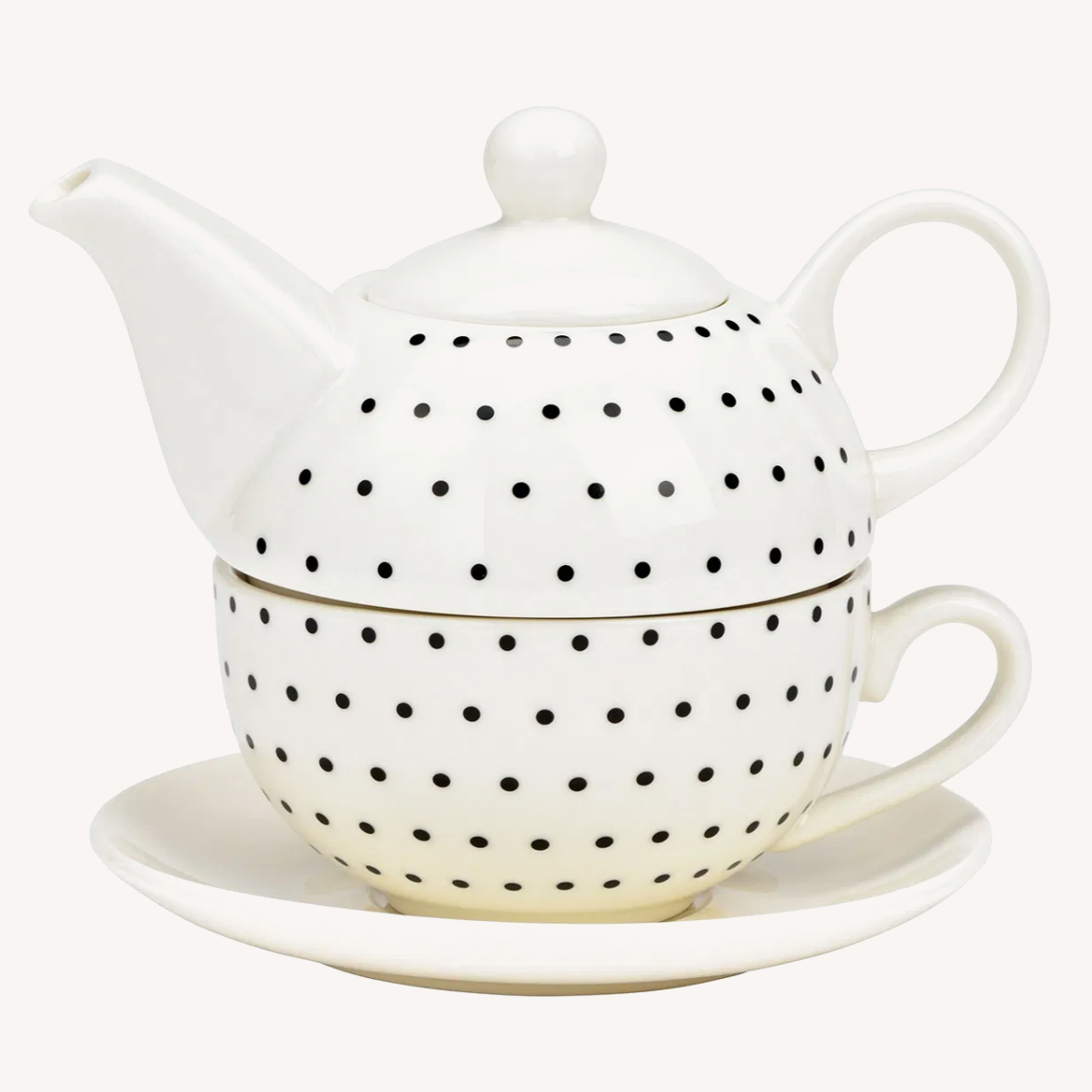 Polka Dot Tea Pot Set