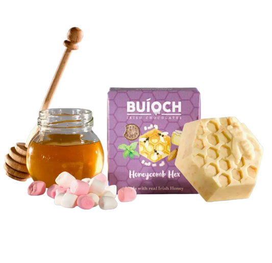 White Chocolate Marshmallow Honeycomb Hex