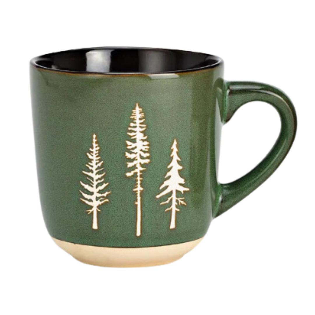 Christmas Tree Stoneware Mug