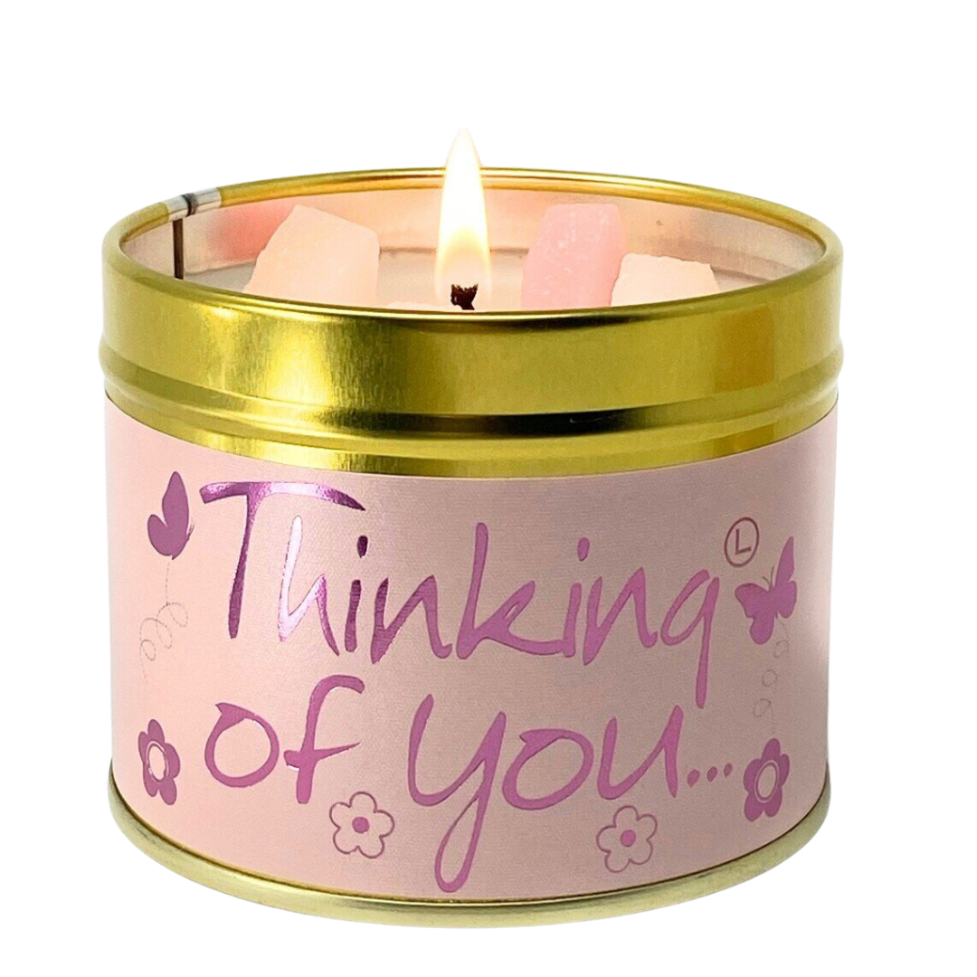 Lily Flame Thinking of You Scented Candle Tin