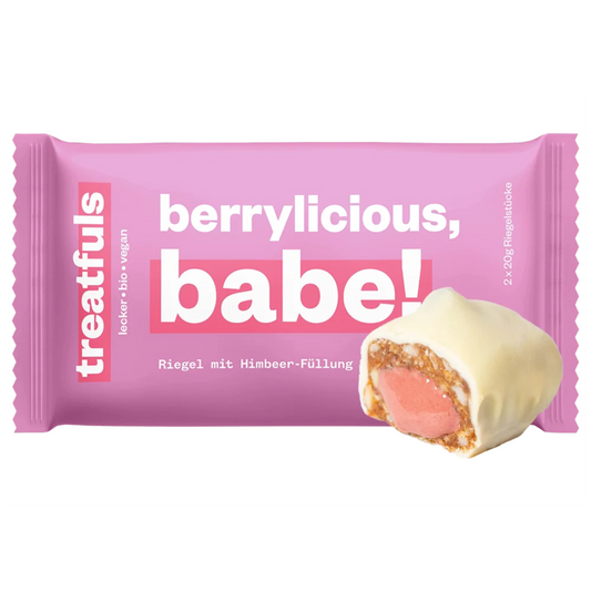 Raspberry Cashew Filled Treat