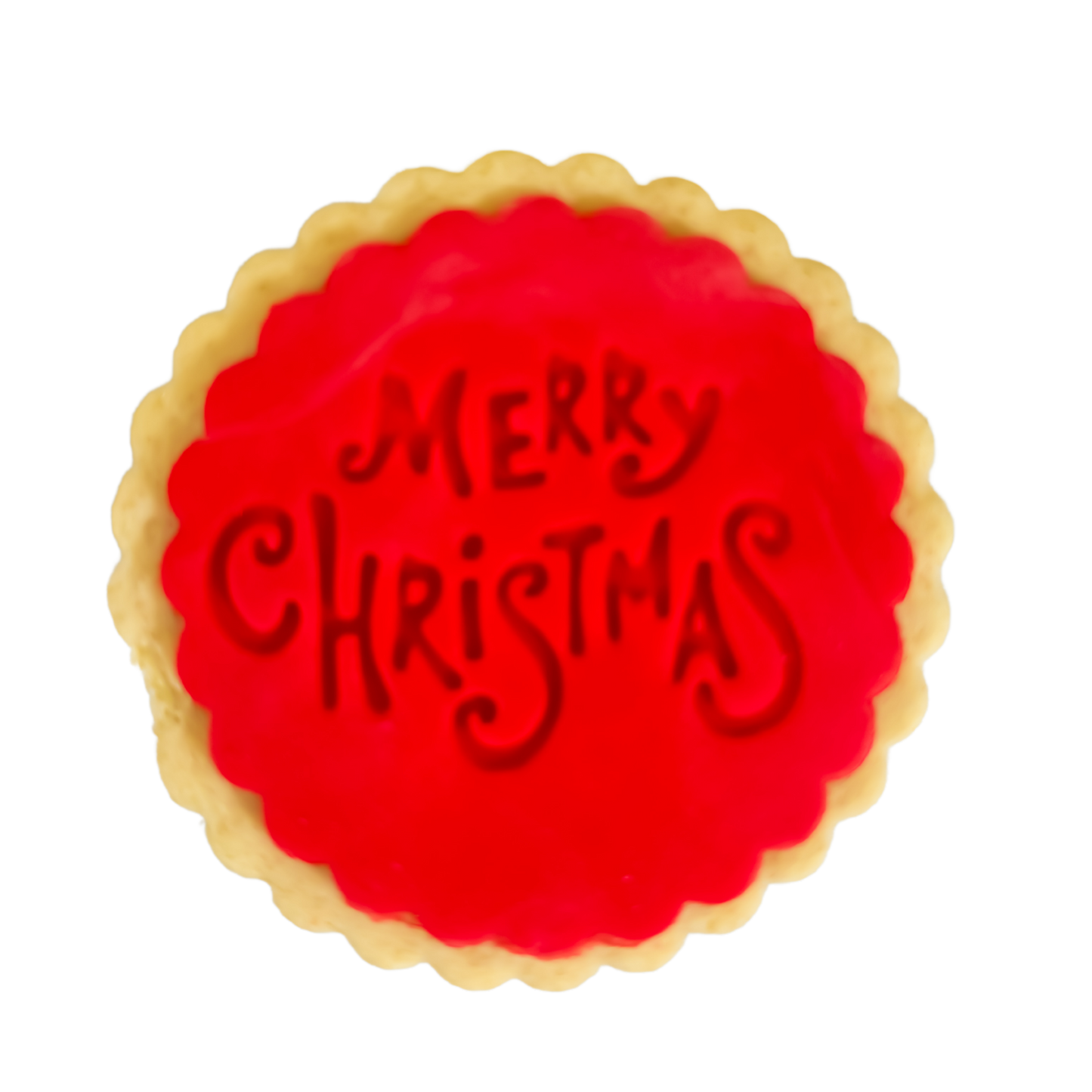 Merry Christmas | Handmade Iced Cookie