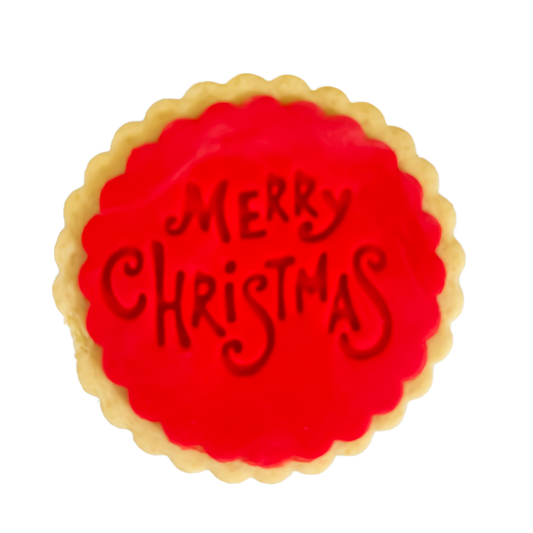 Merry Christmas | Handmade Iced Cookie